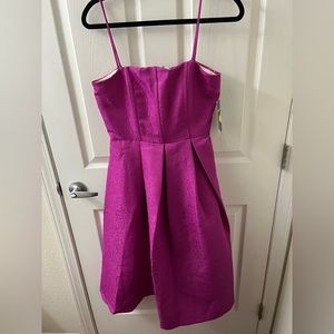 NWT Maison Tara Pink/Purple Floral Dress